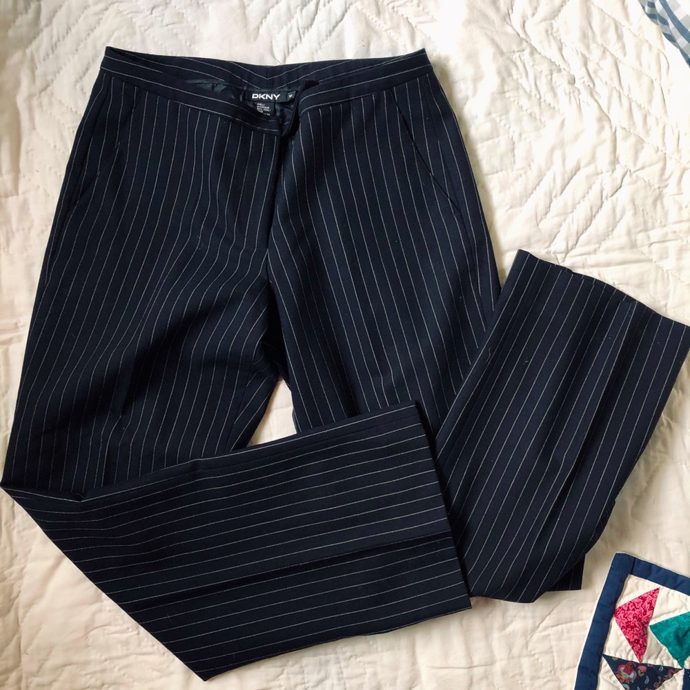 DKNY fully lined pinstripe dress pants EUC.